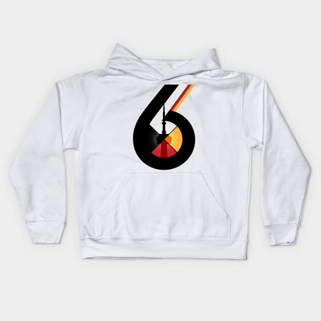 Toronto "The Six" Medicine Wheel Kids Hoodie by cheekenpeeg